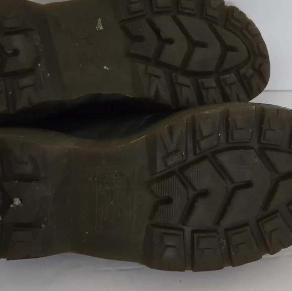 Dr. Martens Black Leather Shoes with Distinctive Silver Buckle - Picture 7 of 9